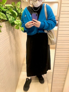 「LACOSTE」｜「アイテム（アクセサリー）」を使った、mippoさん（レディース・159cm）の春コーディネート