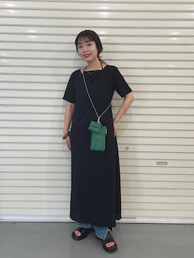 「Kastane（カスタネ）のアイテム（PC・スマホグッズ/家電）」を使った、koyabu  harunaさん（レディース・155cm）の夏コーディネート
