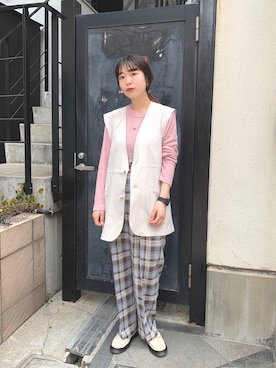 koyabu  harunaさん（レディース・155cm）の春コーディネート