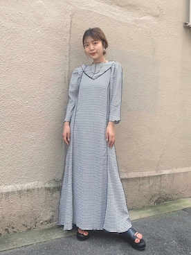 「Kastane（カスタネ）のアイテム（その他シューズ）」を使った、koyabu  harunaさん（レディース・155cm）の夏コーディネート