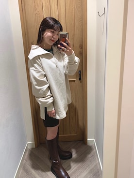 「kastane_ootd」｜koyabu  harunaさん（レディース・155cm）の冬コーディネート