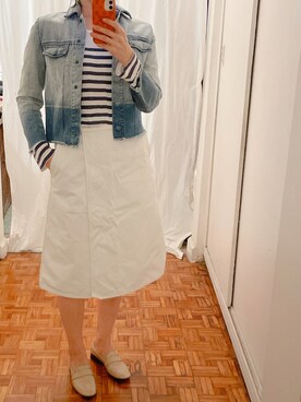 「initial（イニシャル）のアイテム（ジャケット/アウター）」を使った、julie99さん（レディース・163cm）の夏コーディネート