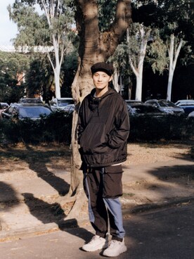 「AES（エーイーエス）のアイテム」を使った、dismmmmmmさん（メンズ・179cm）の夏コーディネート