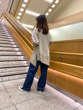 「AS KNOW AS de base（アズノゥアズドゥバズ）のアイテム」を使った、mtoiさん（レディース・158cm）の秋コーディネート