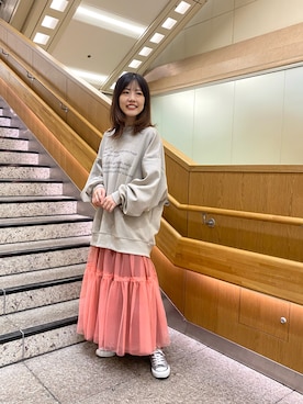 「AS KNOW AS de base（アズノゥアズドゥバズ）のアイテム」を使った、mtoiさん（レディース・158cm）の秋コーディネート