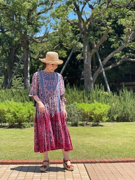 「AS KNOW AS de base（アズノゥアズドゥバズ）のアイテム」を使った、mtoiさん（レディース・158cm）の夏コーディネート