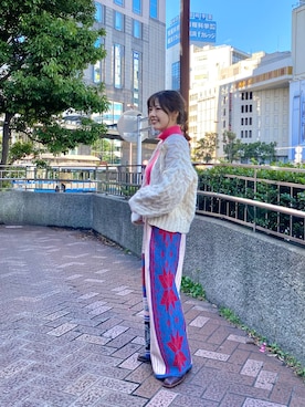 「AS KNOW AS de base（アズノゥアズドゥバズ）のアイテム」を使った、mtoiさん（レディース・158cm）の冬コーディネート