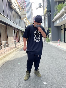 「アイテム（スウェットパンツ）」を使った、SASAOさん（メンズ・175cm・10代）の夏コーディネート