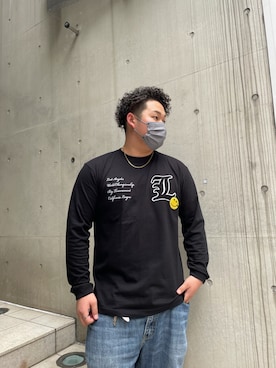 「STUD MUFFIN（スタッドマフィン）のアイテム」を使った、SASAOさん（メンズ・175cm）の秋コーディネート