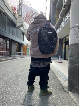 「ADER error（アーダーエラー）のアイテム」を使った、SASAOさん（メンズ・175cm）の冬コーディネート