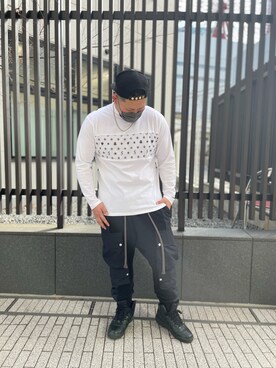 「STUD MUFFIN（スタッドマフィン）のアイテム」を使った、SASAOさん（メンズ・175cm）の冬コーディネート