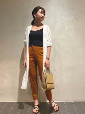 「tov（トーヴ）の【TOV】LORO ミニハンドバッグ（ショルダーバッグ）」を使った、MEMEさん（レディース・160cm）の夏コーディネート