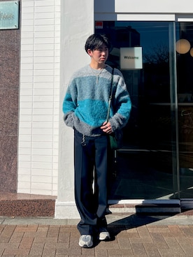「STUDIOUS（ステュディオス）のアイテム（アクセサリー）」を使った、shunsukeさん（メンズ・175cm）の春コーディネート