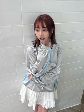 「AIR SPACE（エアースペース）のアイテム」を使った、CCさん（レディース・153cm）の秋コーディネート