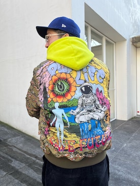 「BILLIONAIRE BOYS CLUB（ビリオネア・ボーイズ・クラブ）のアイテム（ジャケット/アウター）」を使った、あらーたさん（メンズ・175cm）の春コーディネート