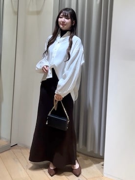 「アイテム（パンプス）」を使った、miki54321さん（レディース・148cm）の秋コーディネート