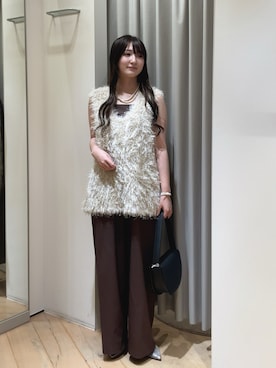 「アイテム（サロペット/オーバーオール）」を使った、miki54321さん（レディース・148cm）の夏コーディネート