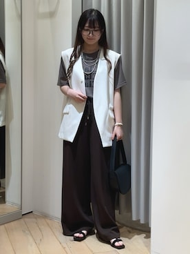 miki54321さん（骨格ウェーブ・レディース・148cm）の夏コーディネート