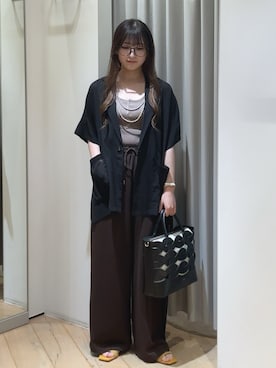 「アイテム（ジャケット/アウター）」を使った、miki54321さん（レディース・148cm）の夏コーディネート