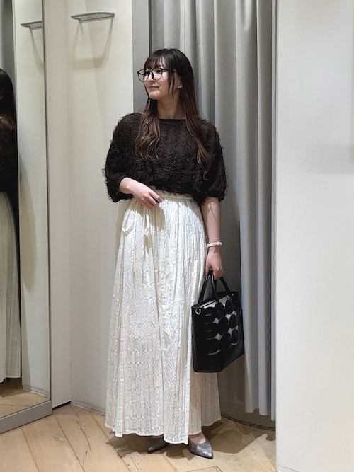 ルージュヴィフのスカート Rouge vif ルージュ・ヴィフ ROUGE VIF ロングスカート 36サイズ