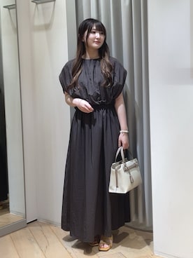 「LOWELL things（ロウェル　シングス）のアイテム（ショルダーバッグ）」を使った、miki54321さん（レディース・148cm）の夏コーディネート