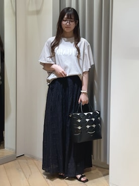 「アイテム（サンダル）」を使った、miki54321さん（レディース・148cm）の夏コーディネート