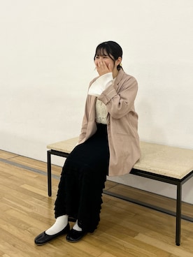 「Isn't She?（イズントシー）のアイテム」を使った、ちーたむさん（レディース・160cm）の冬コーディネート