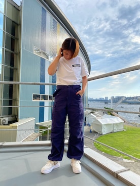「ミニタリー」｜NANAKAさん（レディース・169cm）の夏コーディネート
