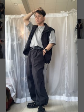 「Ellno Loset（エルノロゼット）のアイテム（ブレスレット）」を使った、wakuさん（メンズ・166cm）の夏コーディネート