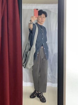 「WYM」｜「アイテム（腕時計）」を使った、wakuさん（メンズ・166cm）の夏コーディネート