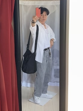 「tk.TAKEO KIKUCHI（ティーケータケオキクチ）の◆アソートチェーンブレスレット（ブレスレット）」を使った、wakuさん（メンズ・166cm）の夏コーディネート