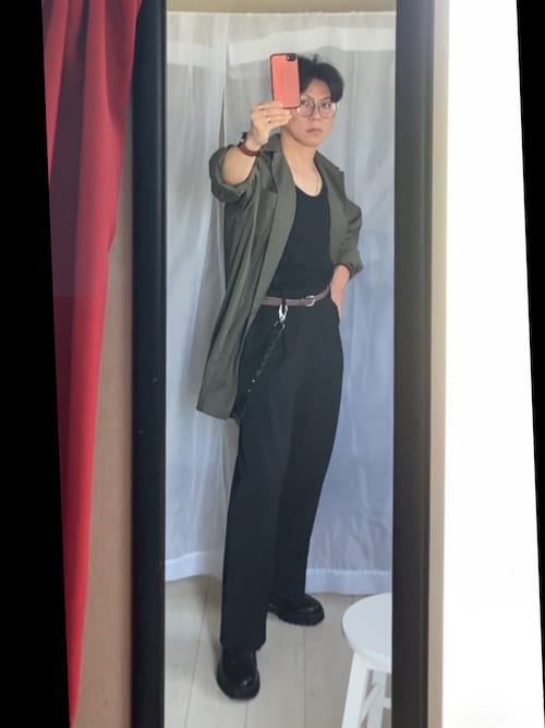 ADRER（アドラー）の「cuba long shirt coat/キューバロング