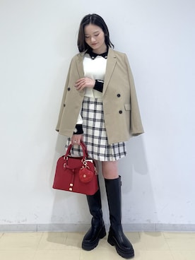 ik18さん（レディース・158cm）の冬コーディネート