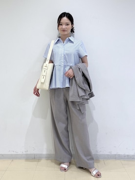 「VIS（ビス）のアイテム（アクセサリー）」を使った、ik18さん（レディース・158cm）の夏コーディネート
