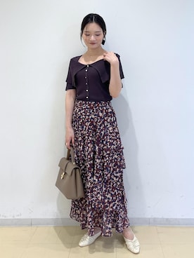 「アイテム（スカート）」を使った、ik18さん（レディース・158cm・30代）の秋コーディネート