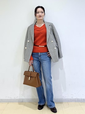 「MARY QUANT（マリークワント）のアイテム」を使った、ik18さん（レディース・158cm）の秋コーディネート