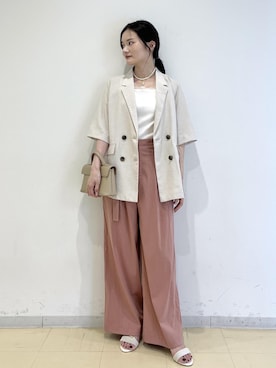 「VIS（ビス）のアイテム（アクセサリー）」を使った、ik18さん（レディース・158cm）の夏コーディネート