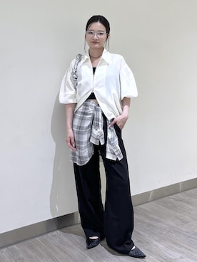 「VIS（ビス）のアイテム」を使った、ik18さん（レディース・158cm）の春コーディネート