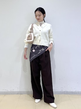 「MARY QUANT（マリークワント）のアイテム」を使った、ik18さん（レディース・158cm）の秋コーディネート