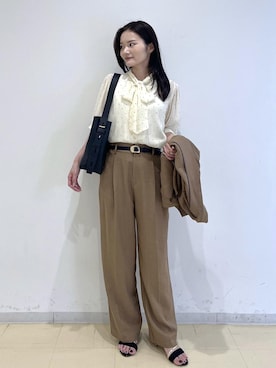 「Juze（ジュゼ）のアイテム」を使った、ik18さん（レディース・158cm）の夏コーディネート