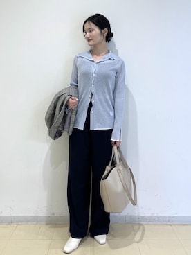「VIS（ビス）のアイテム（ジャケット/アウター）」を使った、ik18さん（レディース・158cm）の秋コーディネート