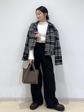 「アイテム（ブーツ）」を使った、ik18さん（レディース・158cm・30代）の秋コーディネート