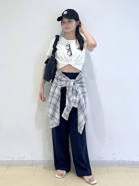 「POLO BCS（ポロ ビーシーエス）のアイテム」を使った、ik18さん（レディース・158cm）の夏コーディネート