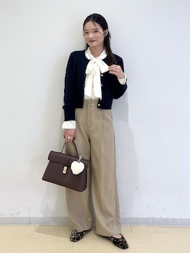 「アイテム（キーホルダー）」を使った、ik18さん（レディース・158cm）の秋コーディネート
