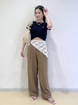 「POLO BCS（ポロ ビーシーエス）のアイテム」を使った、ik18さん（レディース・158cm）の夏コーディネート