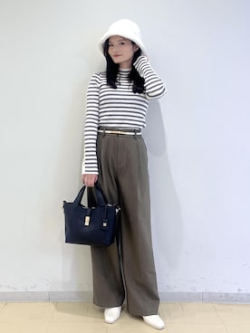 「VIS（ビス）のアイテム（帽子）」を使った、ik18さん（レディース・158cm）の秋コーディネート