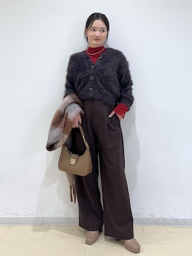 「アイテム（ブーツ）」を使った、ik18さん（レディース・158cm・30代）の冬コーディネート