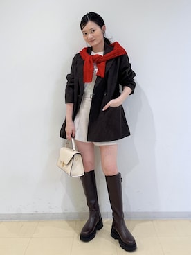 「アイテム（テーラードジャケット）」を使った、ik18さん（レディース・158cm・30代）の秋コーディネート