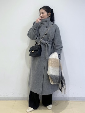 「VIS（ビス）のアイテム」を使った、ik18さん（レディース・158cm）の冬コーディネート