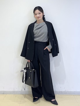 「VIS（ビス）のアイテム（ジャケット/アウター）」を使った、ik18さん（レディース・158cm）の春コーディネート